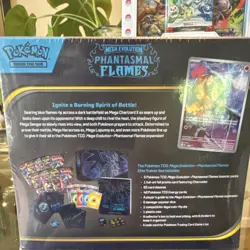 Pokemon TCG: Phantasmal Flames ETB Elite Trainer Box (ME02) - NEW/SEALED - Image 2
