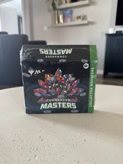 NEW/SEALED 2023 MTG Magic The Gathering Commander Masters Collector Booster Box - Image 1