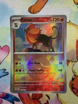 Pyroar (Poke Ball Pattern) 016/131 Pokemon Sv: Prismatic Evolutions Rare Holo - Image 1