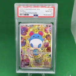 2026 POKEMON ASC EN-ASCENDED HEROES ILLUSTRATION RARE #232 MARILL PSA 10 - Image 1