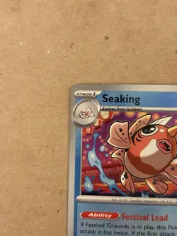 Seaking Poke Ball Pattern Holo Prismatic Evolutions Uncommon 021/131 Pokemon TCG - Image 3