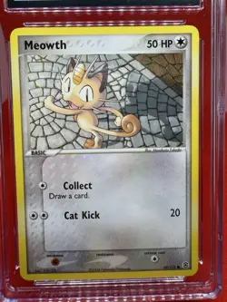 2004 Meowth 69/112 EX Fire Red & Leaf Green CGC GEM MINT 10-Pokemon TCG Vintage - Image 2
