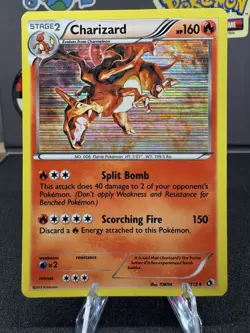 Pokemon TCG Charizard Legendary Treasures 19/113 Holo Holo Rare MP 4 - Image 1