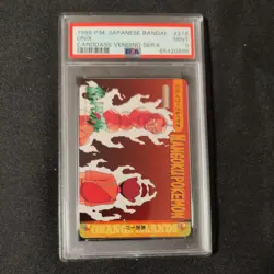 Crystal Onix Bandai Anime Carddass Vending 1999 Pokemon #218 PSA 9 - Image 1