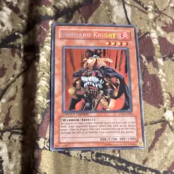 Konami Command Knight CT1-EN003 Limited Edition Secret Rare 2004 Tin Effect - Image 1