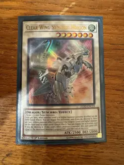 Clear Wing Synchro Dragon - Ultra Rare - LEDD-ENC29 - 1st Ed - LP - Image 1