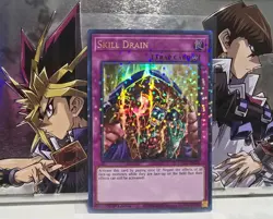 Yu-Gi-Oh Skill Drain HAC1-EN028 1st Edition Ultra Parallel Rare Light Play - Image 1