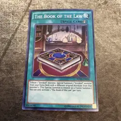 The Book of Law - FUEN-EN036 - Secret Rare Unlimited Ed Yugioh - LP - Image 1