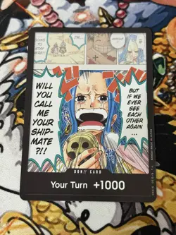 Your Turn +1000 OP-04 Don!! Card One Piece Kingdoms of Intrigue TCG English NM - Image 1