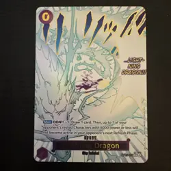 One Piece | Lightning Dragon | OP15-077 | Alt Art Event (R) | NM - Image 1