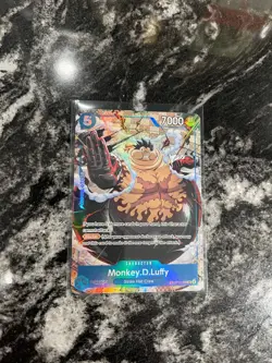 One Piece Monkey D Luffy OP11-058 TR Carrying On His Will treasure rare NM Op13 - Image 1