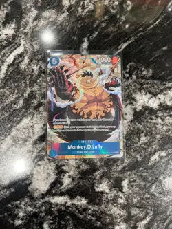 One Piece Monkey D Luffy OP11-058 TR Carrying On His Will treasure rare NM Op13 - Image 2