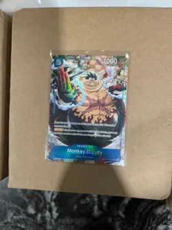 One Piece Monkey D Luffy OP11-058 TR Carrying On His Will treasure rare NM Op13 - Image 4