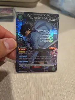 Union Arena UE17BT: SOLO LEVELING Sung Jinwoo UE17BT/SLG-1-049 Super Rare 1-Star - Image 1