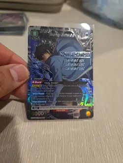 Union Arena UE17BT: SOLO LEVELING Sung Jinwoo UE17BT/SLG-1-049 Super Rare 1-Star - Image 2