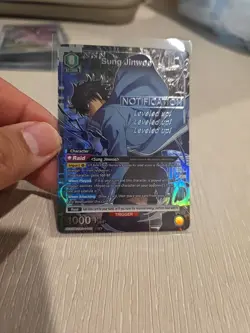 Union Arena UE17BT: SOLO LEVELING Sung Jinwoo UE17BT/SLG-1-049 Super Rare 1-Star - Image 3