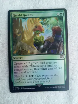 Gysahl Greens (Foil) - Final Fantasy - NM - MTG Magic Sorcery MINT PACK FRESH!! - Image 1