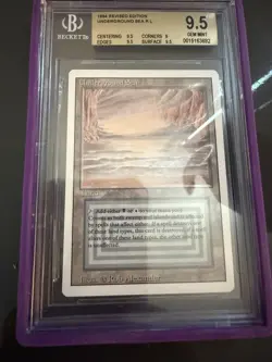 MTG 3rd Edition Revised 1994 Underground Sea BGS 9.5Q (TRUE QUAD) GEM MINT 93/94 - Image 1