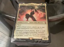 MTG Limit Break Cloud, Ex-SOLDIER Commander Final Fantasy deck and deck box - Image 1