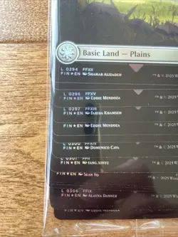 Magic MTG Final Fantasy - FOIL Basic Lands Complete Set of 16 - Full Art Land - Image 2