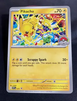 Pikachu 225 SVP Black Star Promo Pokemon World Championships 2025 Scarlet Violet - Image 1