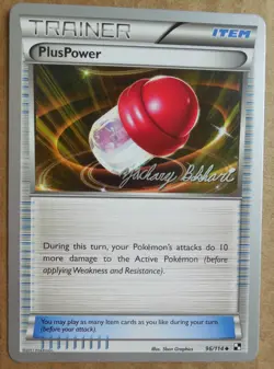 2012 World Championships PlusPower 96/114 Promo non-holo Pokemon NM - Image 1