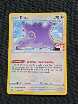 Ditto 107/159 Pokemon Play! Prize Pack Series 3 NEAR MINT NM - Image 1
