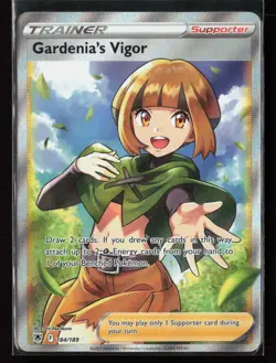 Gardenia's Vigor Full Art 184/189 Ultra Rare Trainer Astral Radiance Pokemon NM - Image 1