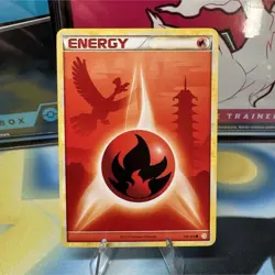 Pokemon Fire Energy Heartgold & Soulsilver 116/123 Basic Energy Regular - Image 1