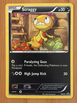 Scraggy BW25 Cosmos Holo LP - Black & White Promo 2011 - Pokemon TCG - Image 1