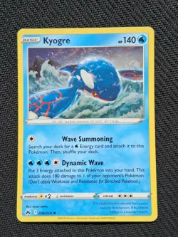 Kyogre 036/159 (Cosmos Holo Rare Promo) - Pokemon TCG Crown Zenith NEAR MINT NM - Image 1