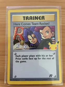 Here Comes Team Rocket! - 15/82 - Celebrations: Classic - Holo - Pokemon TCG - Image 1