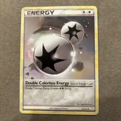 Pokemon; Double Colorless Energy 103/123 - Heartgold & Soulsilver - Regular NM - Image 1