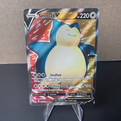 Snorlax V (Full Art) Ultra Rare SWSH01: Sword & Shield Base Set 197/202 MP - Image 1