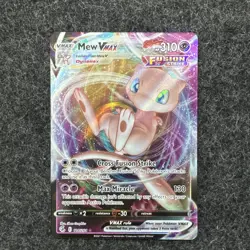 Pokemon TCG: Mew VMAX 114/264 Fusion Strike Ultra Rare Holofoil - Near Mint NM - Image 1