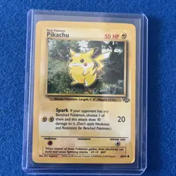 ✰ PIKACHU 60/64 COMMON JUNGLE POKEMON ✰ LP - Image 1