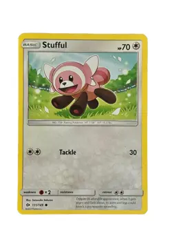 New: 2017 Pokemon TCG Stufful 111 Sun & Moon Regular Common - Image 1