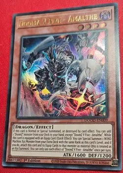 1x Yu-Gi-Oh! DoomZ V Five - Amalthe - DOOD-EN009 - Ultra Rare - 1st Edition - NM - Image 1