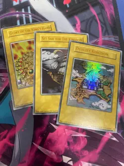 YUGIOH - GLORY OF THE KING'S HAND + DUELIST KINGDOM + SET SAIL FOR - PROMO SET - Image 1