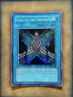 Yugioh Seal of the Ancients PCK-003 Parallel Secret Rare LP - Image 1
