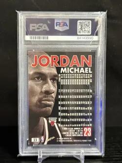 1998 Skybox Michael Jordan Premium #23 PSA 8 🚨 - Image 2