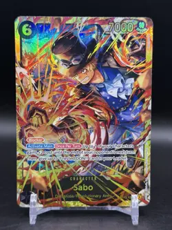 Sabo OP13-120 Secret Rare Carrying On His Will One Piece English LP - Image 1