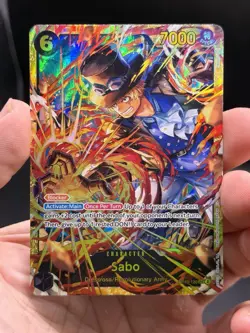 Sabo OP13-120 Secret Rare Carrying On His Will One Piece English LP - Image 3