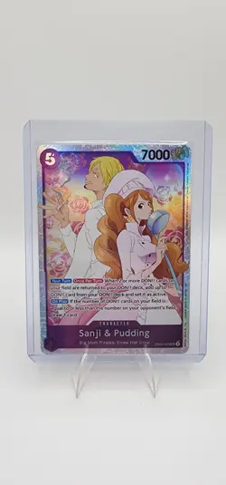 Sanji & Pudding EB02-035 SR One Piece TCG: Anime 25th Collection NM/M English - Image 1