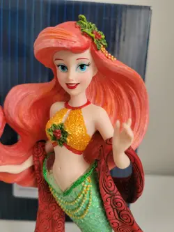 Disney Showcase Haute Couture Christmas Ariel And Flounder Figurine 6000818 - Image 2