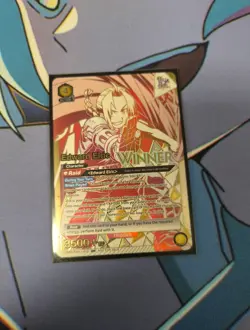 Union Arena Edward Elic Fullmetal Alchemist Union Rare Winner Promo - Image 1