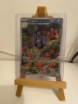 Pokemon TCG Wugtrio Scarlet Violet Paldean Fates Holo Illustration Card 224/091 - Image 1