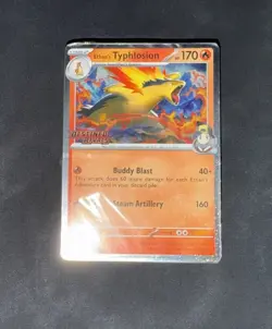 Pokemon SEALED Ethan’s Typhlosion 034/182 Destined Rivals Prerelease Pack - Image 1