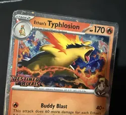Pokemon SEALED Ethan’s Typhlosion 034/182 Destined Rivals Prerelease Pack - Image 4