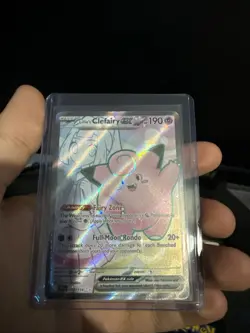 Lillies Clefairy EX 173/159 Journey Together NM Full Art Pokemon TCG - Image 1
